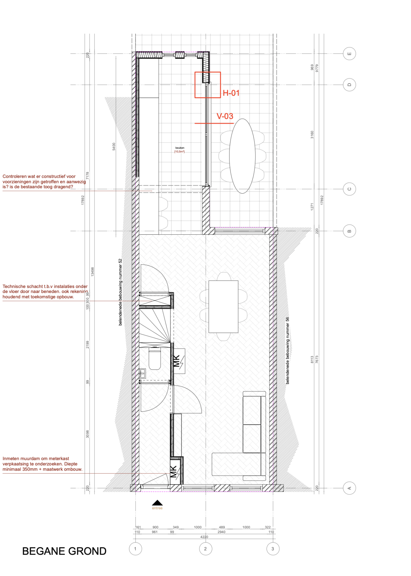 Plattegrond begane grond